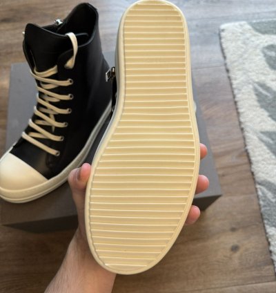 Rick Owens Ramones High size 9 US EU 42 black