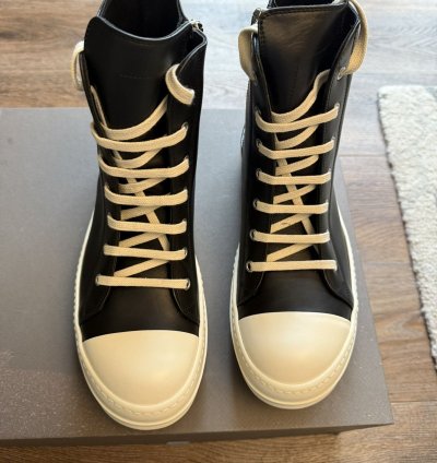 Rick Owens Ramones High size 9 US EU 42 black