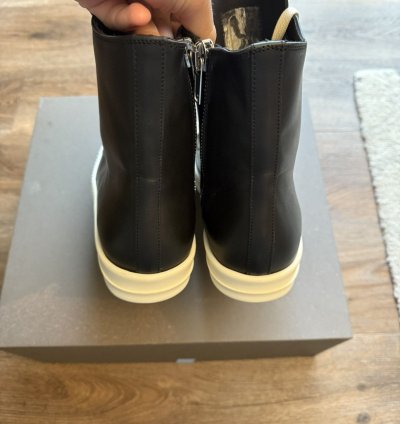 Rick Owens Ramones High size 9 US EU 42 black