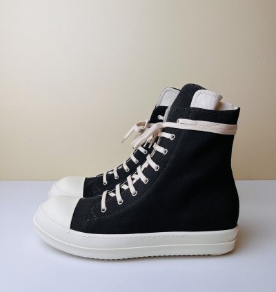 Rick Owens Ramones High Top 22 oz Denim