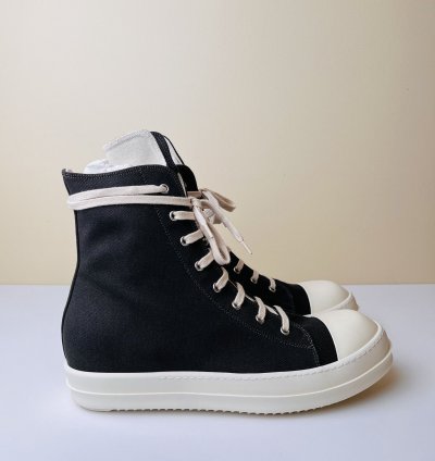 Rick Owens Ramones High Top 22 oz Denim