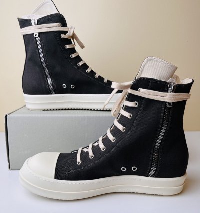 Rick Owens Ramones High Top 22 oz Denim
