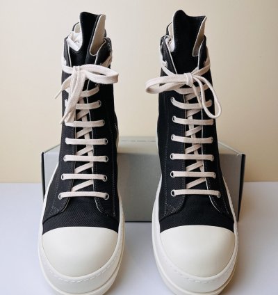 Rick Owens Ramones High Top 22 oz Denim