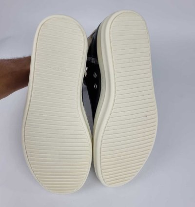 Rick Owens Ramones Leather High Top Sneakers New FW23