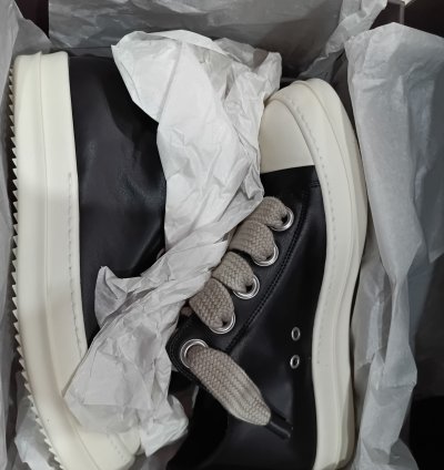 Rick Owens Ramones low black porteville