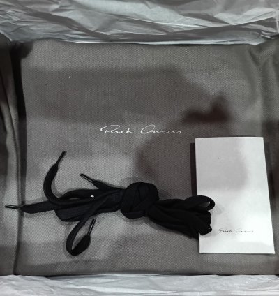 Rick Owens Ramones low black porteville