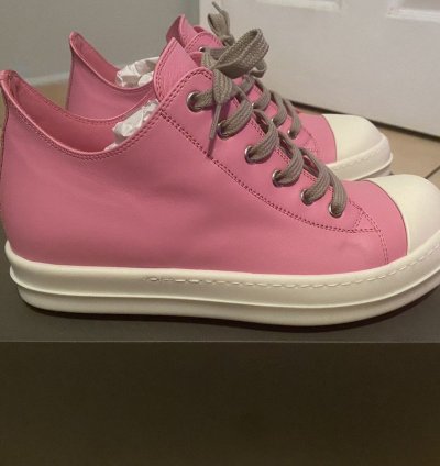 Rick Owens Ramones low mainline Pop Pink SS21 PHLEGETHON