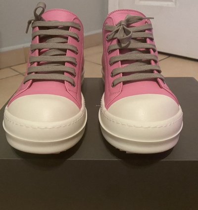 Rick Owens Ramones low mainline Pop Pink SS21 PHLEGETHON