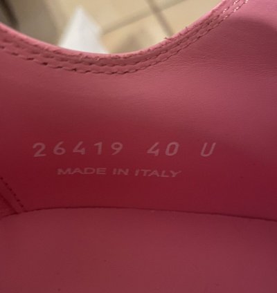Rick Owens Ramones low mainline Pop Pink SS21 PHLEGETHON