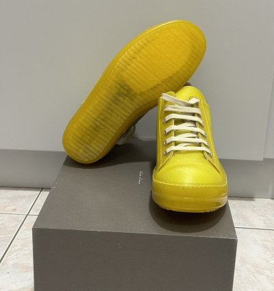 Rick Owens Ramones Low Yellow SS23