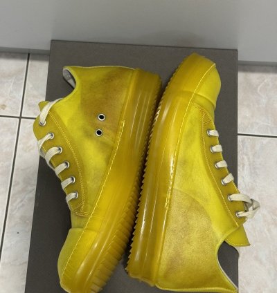 Rick Owens Ramones Low Yellow SS23