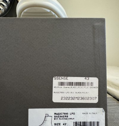 Rick Owens Ramones Mainline Leather High Top