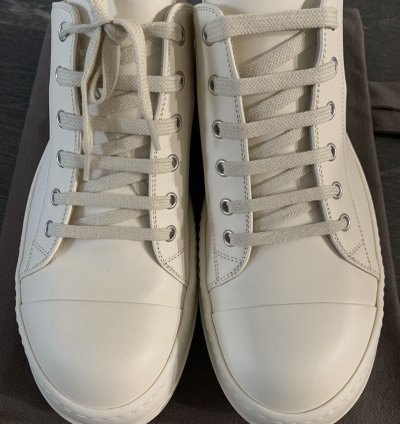 Rick Owens Ramones Milk Milk Milk Leather