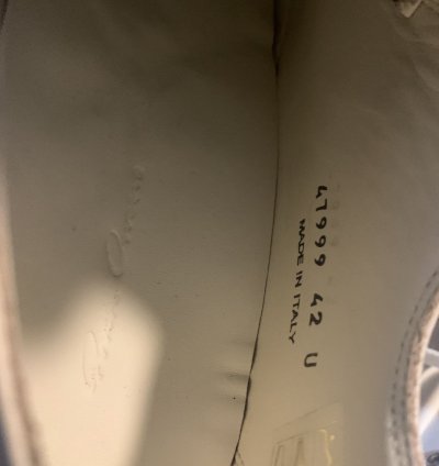 Rick Owens Ramones Milk Milk Milk Leather