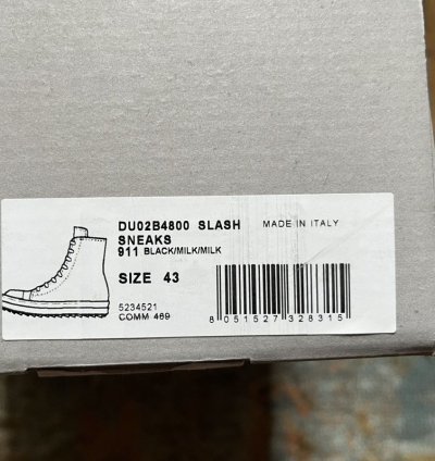 Rick Owens Ramones slash destroyed sneakers