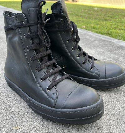 Rick Owens Ramones Triple Black