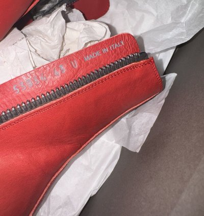 Rick Owens Red Sneakers SS24