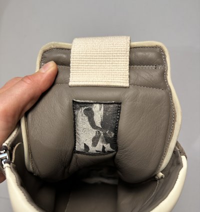 Rick Owens Scarpe Pelle Geobasket Brown Sneakers