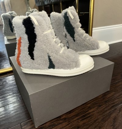 Rick Owens Shearling Sneakers