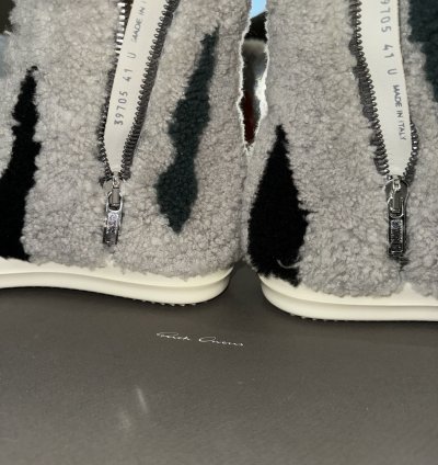 Rick Owens Shearling Sneakers