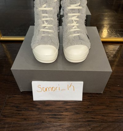 Rick Owens Shearling Sneakers