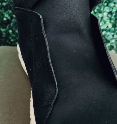 RICK OWENS SS15 ISLAND DUNK BLACK LEATHER SNEAKERS EU46(NEW)