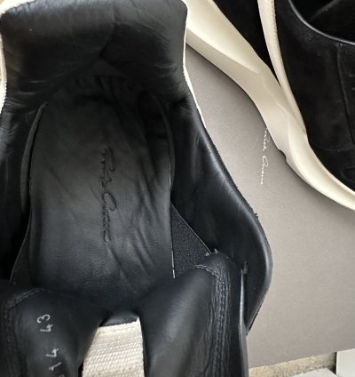 RICK OWENS SS23 EDFU GETH RUNNER SUEDE