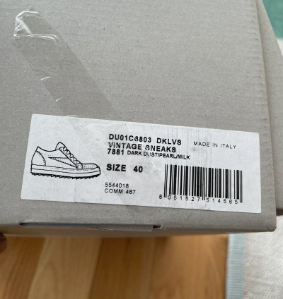 Rick Owens SS23 EDFU VANS Dark Dust Denim