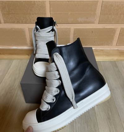 Rick Owens SS23 Jumbo laced Ramones sneakers 42