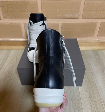 Rick Owens SS23 Jumbo laced Ramones sneakers 42