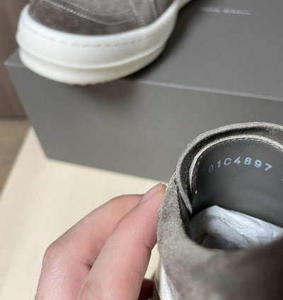 Rick owens SS23 Vintage sneaks suede Dust 41