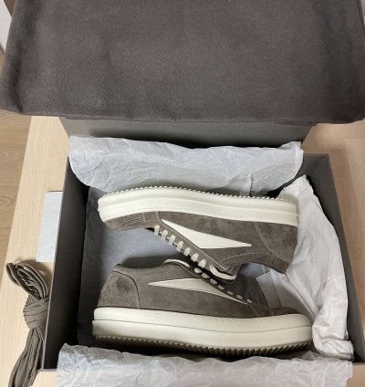 Rick owens SS23 Vintage sneaks suede Dust 41