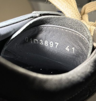 Rick Owens SS24 Lido Vans Vintage Sneaks (Black Milk)