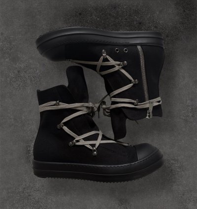 Rick Owens SS25 Hexagram High Top Ramones