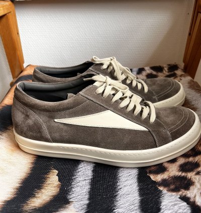 RICK OWENS STROBE SNEAKER VINTAGE DUST BROWN