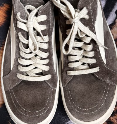RICK OWENS STROBE SNEAKER VINTAGE DUST BROWN
