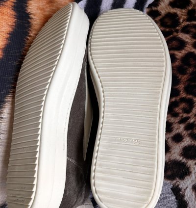 RICK OWENS STROBE SNEAKER VINTAGE DUST BROWN