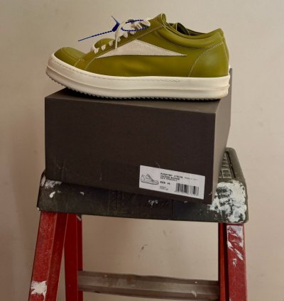 Rick Owens Strobe Vintage Low ACID MILK