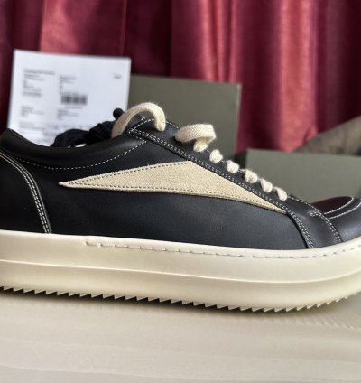 RICK OWENS Strobe vintage low-top sneakers