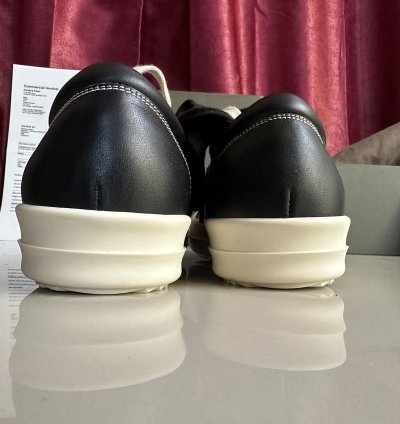 RICK OWENS Strobe vintage low-top sneakers