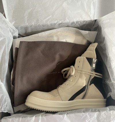 Rick Owens Suede Geobasket