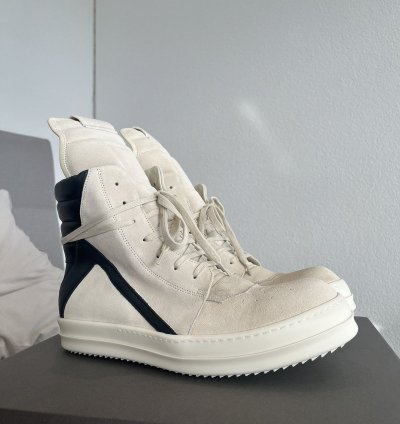 Rick Owens Suede Geobasket