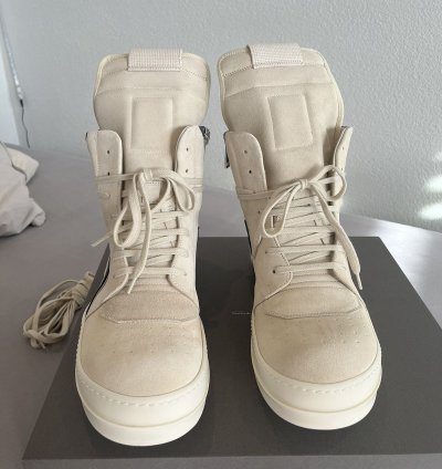 Rick Owens Suede Geobasket