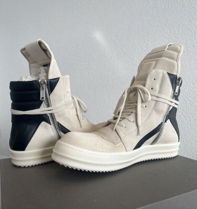 Rick Owens Suede Geobasket