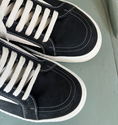 Rick Owens Suede Leather Vintage Vans Low Top Sneakers (43)