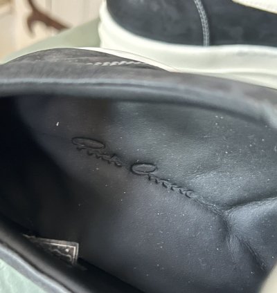 Rick Owens Suede Leather Vintage Vans Low Top Sneakers (43)