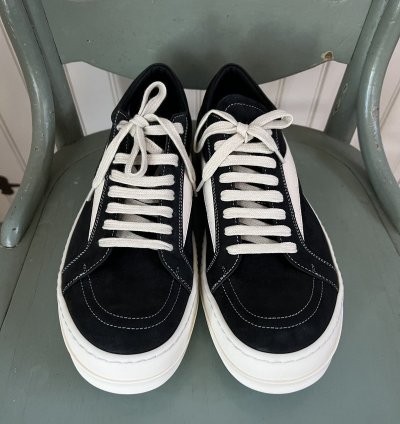 Rick Owens Suede Leather Vintage Vans Low Top Sneakers (43)