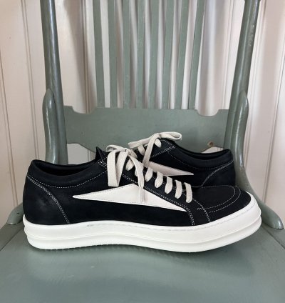 Rick Owens Suede Leather Vintage Vans Low Top Sneakers (43)