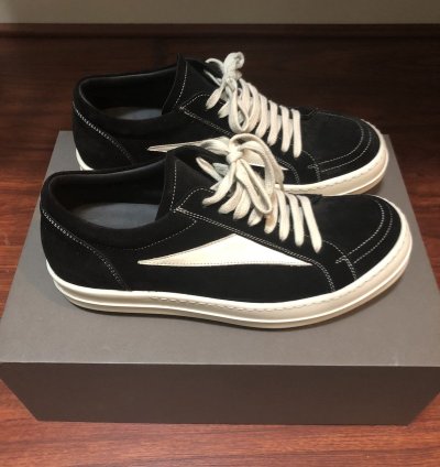 Rick Owens suede vans sneakers
