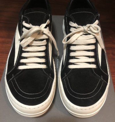 Rick Owens suede vans sneakers